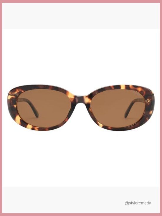 Retro Oval Polarized Sunglasses with UV400 TAC Lenses main image 5